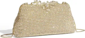 Bride Purse Evening Bag Women's Evening Handbags Wedding Rhinestone Clutch Fancy Sparkle Purse for Women Evening