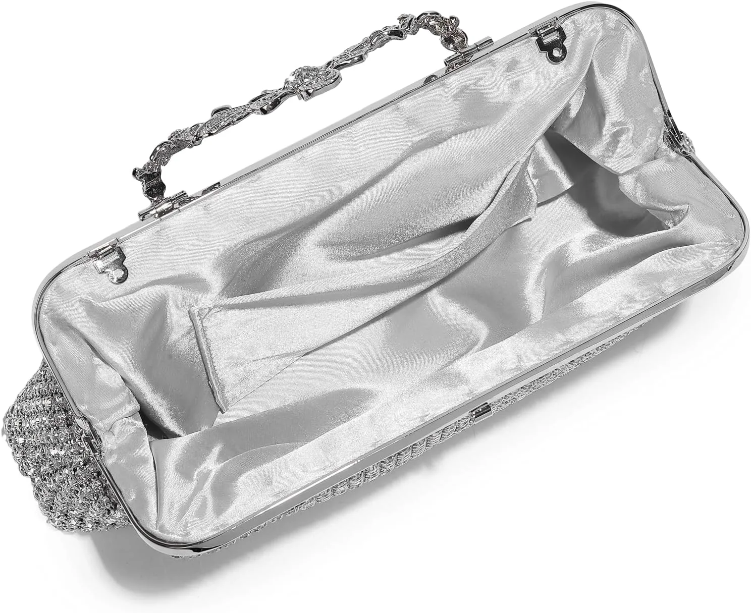 Bride Purse Evening Bag Women's Evening Handbags Wedding Rhinestone Clutch Fancy Sparkle Purse for Women Evening
