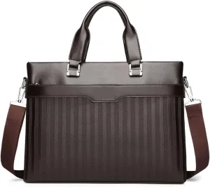 Briefcases for men Men Casual Briefcase Business Shoulder Bag Leather Messenger Bags MenTravel Bags Computer Laptop
