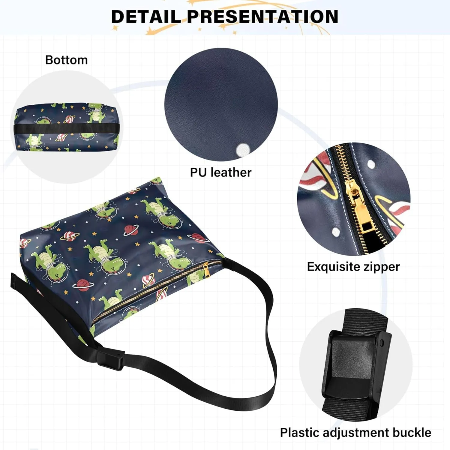 Bunny Butterfly Peonies Rabbit Print Soft PU Leather Hobo Bags Cross Body Men Bag Animal Print Women Purse