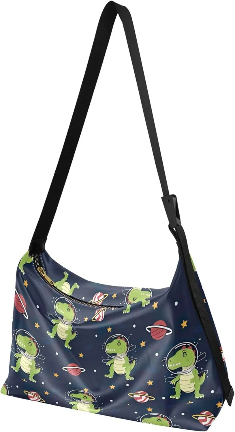 Bunny Butterfly Peonies Rabbit Print Soft PU Leather Hobo Bags Cross Body Men Bag Animal Print Women Purse