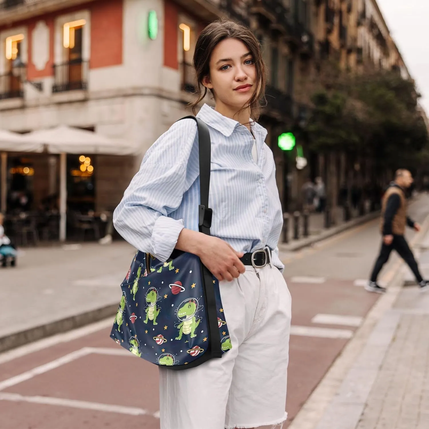 Bunny Butterfly Peonies Rabbit Print Soft PU Leather Hobo Bags Cross Body Men Bag Animal Print Women Purse