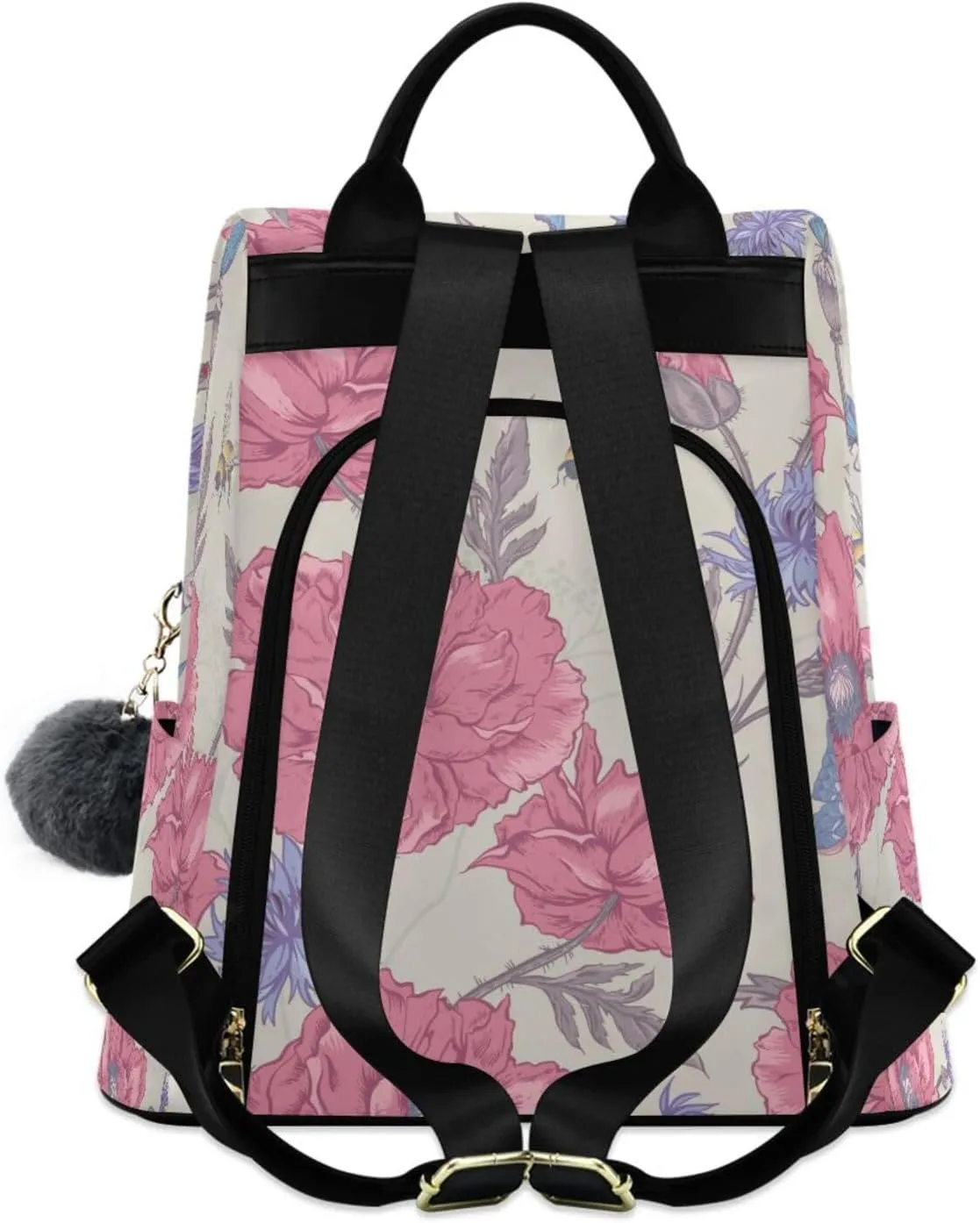Butterfly Backpack for Women Fashion Casual Daypack Backpack Small Backpack Purse 13.4 X 5.9 X 15in Pattern 2