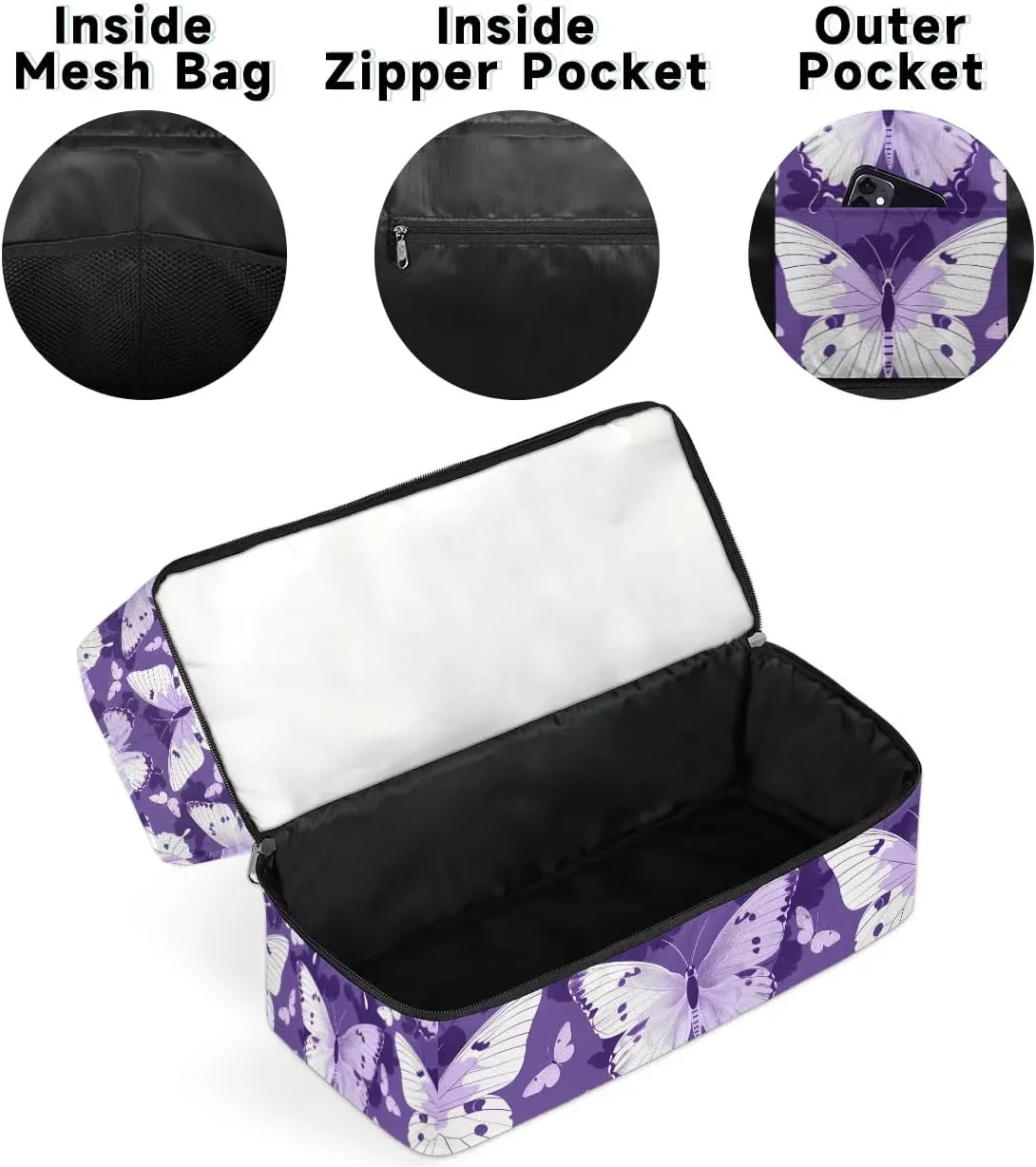 Butterfly Prints Travel Duffel Bag Dry Wet Separated Sports Tote Travel Duffle Bag Gym Workout Bag Women Travel Duffel Bag for Women, Travel, Gym, Work