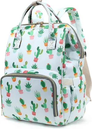 Cactus Women Laptop Backpack, College School Backpack Bookbag 15.6 Inch Computer Backpacks for Work Business Travel