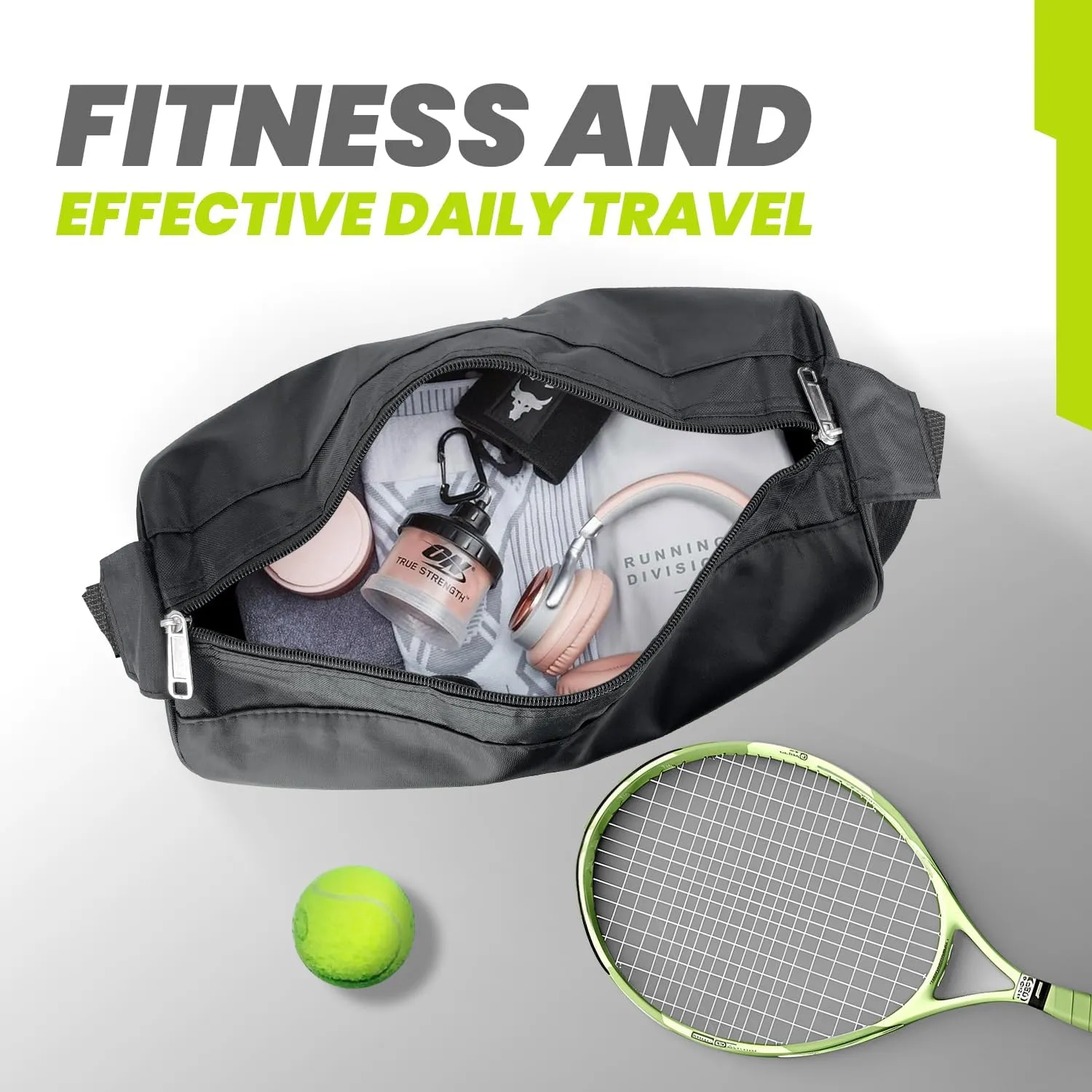 C&F BOGMOST Small Travel Duffel Bag Foldable Waterproof Gym Bag for Gym Beach Swim Bags Men Women Duffle Bag Lightweight Oxford Cloth Sports Bags -Grass Green