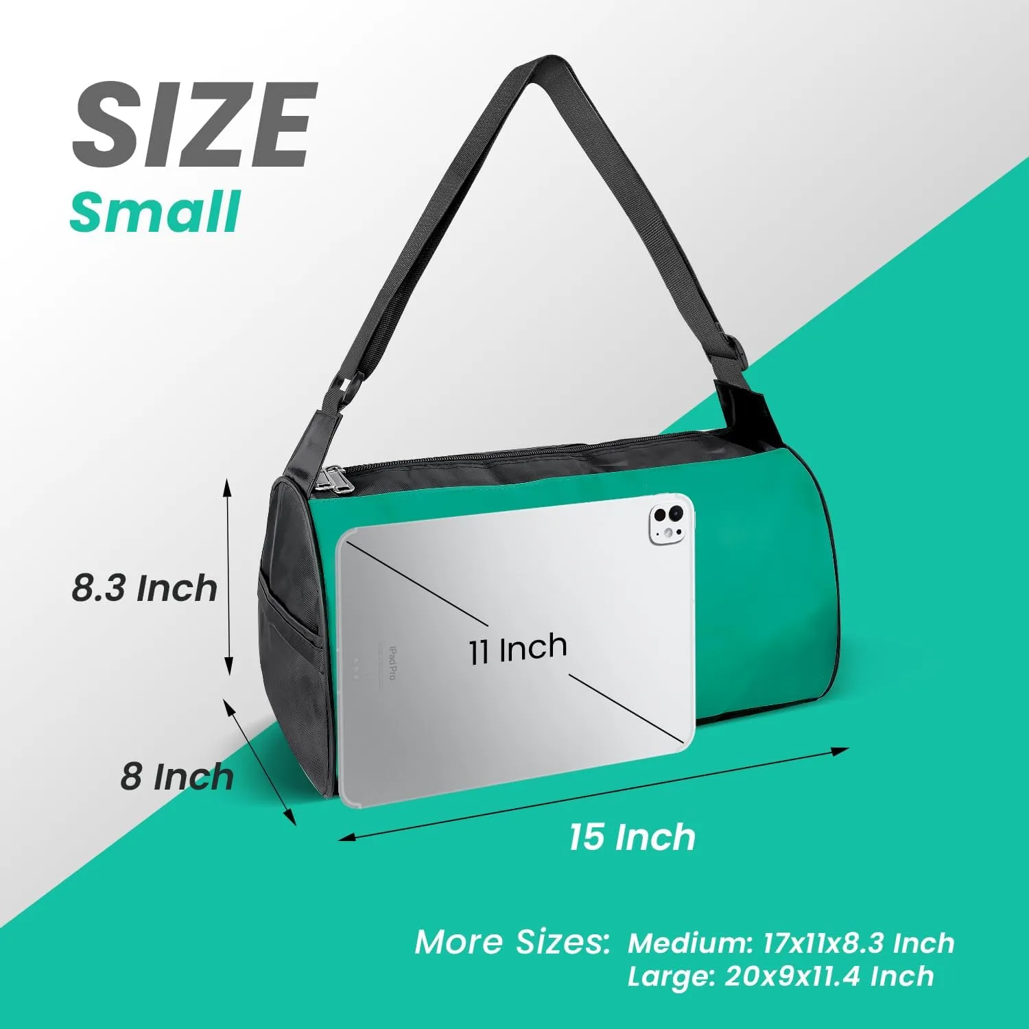 C&F BOGMOST Small Travel Duffel Bag Foldable Waterproof Gym Bags for Gym Beach Swim Bag Men Women Duffle Bag Lightweight Oxford Cloth Sports Bags-Green