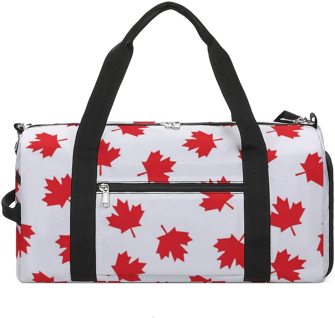 Canada Maple Leaf Gym Duffle Bag Waterproof Travel Bag Small for Sports and Weekend Getaway