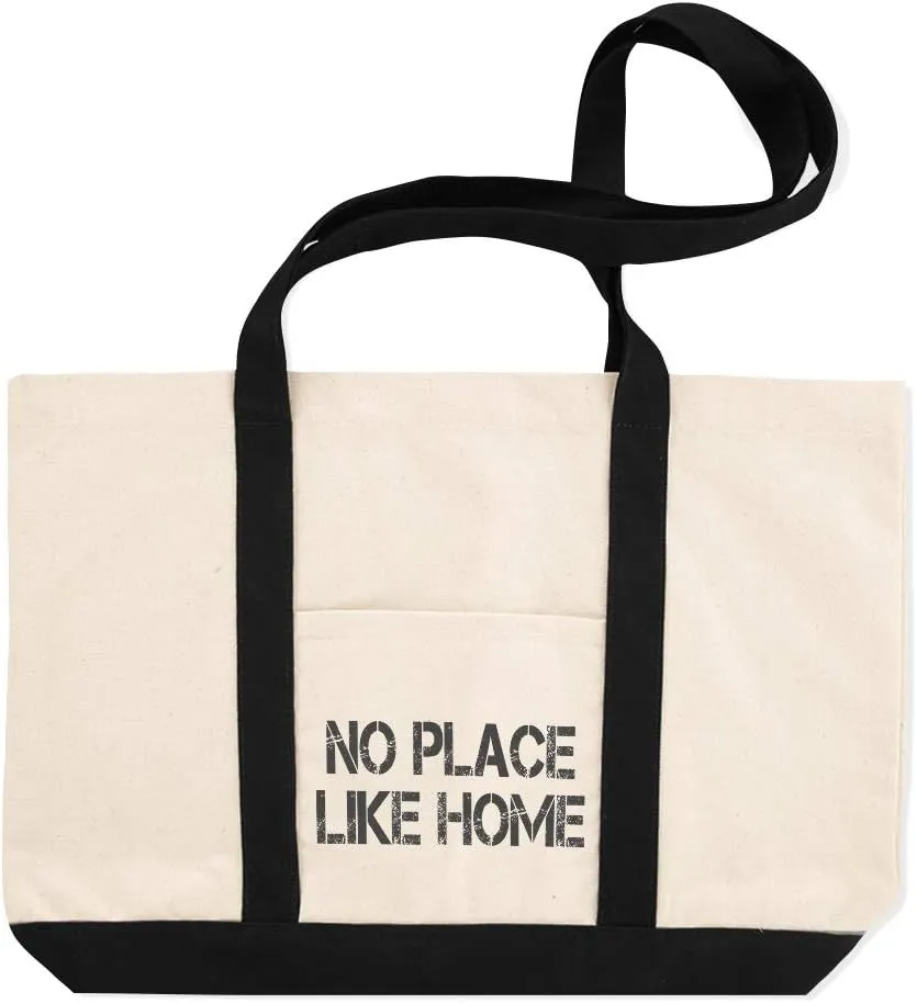 Canvas Shopping Tote Bag No Place like Home Countries Home Beach Bags for Women