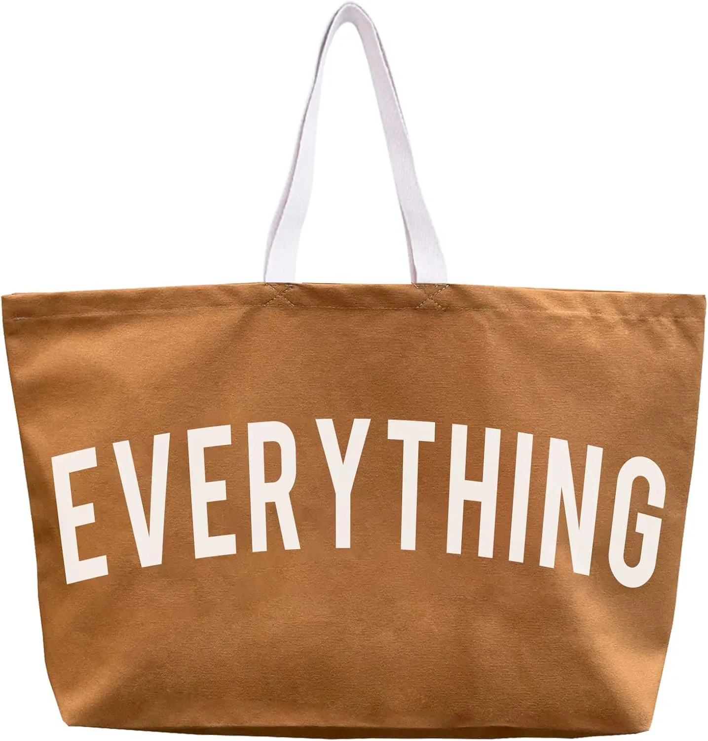 Canvas Tote Bag - Extra Large Shopping Beach Totes Bags Reusable Big Grocery Bag 28" x 8" x 16"