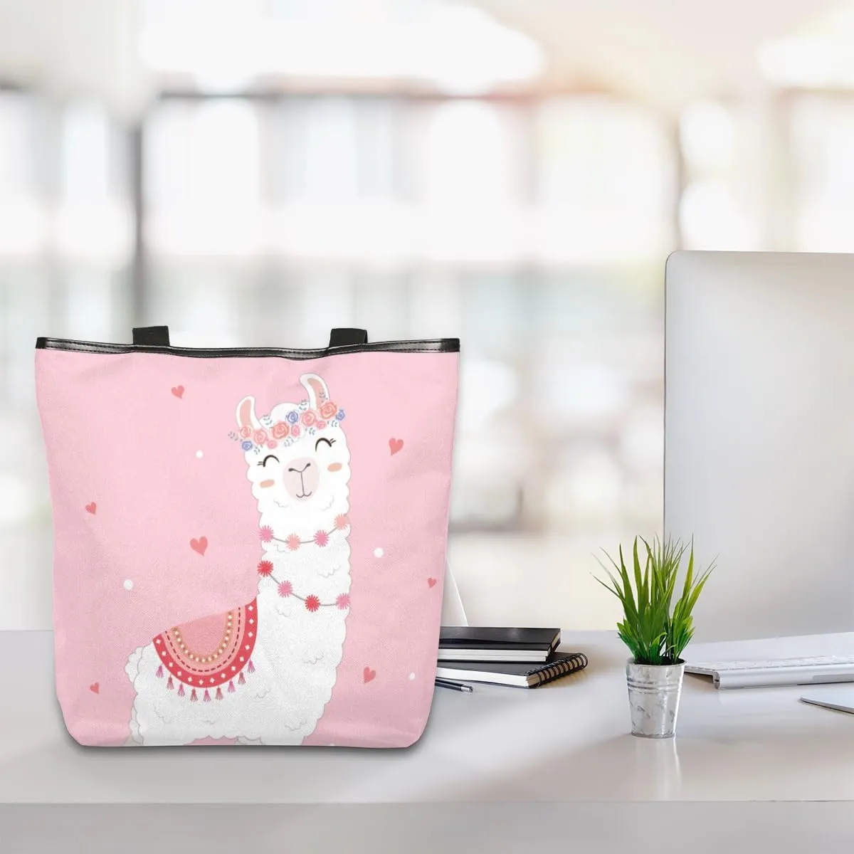 Canvas Tote Bag,Artistic Flower Bird Butterfly Vintage Lavender Grocery Shopping Bags 11"x13.6"x4" Durable