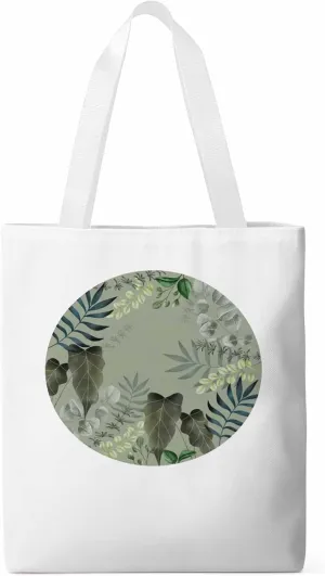 Canvas Tote Bags for Women,Paastoral Plant Leaf Reusable Grocery Bags Shopping Bag Green Botanical Shoulder Bag Totes