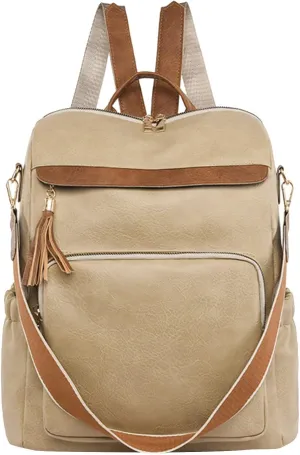 Carry on Backpack for Women Convertible Shoulder Bags with Wristlet for Work College Purse Necessities for Women