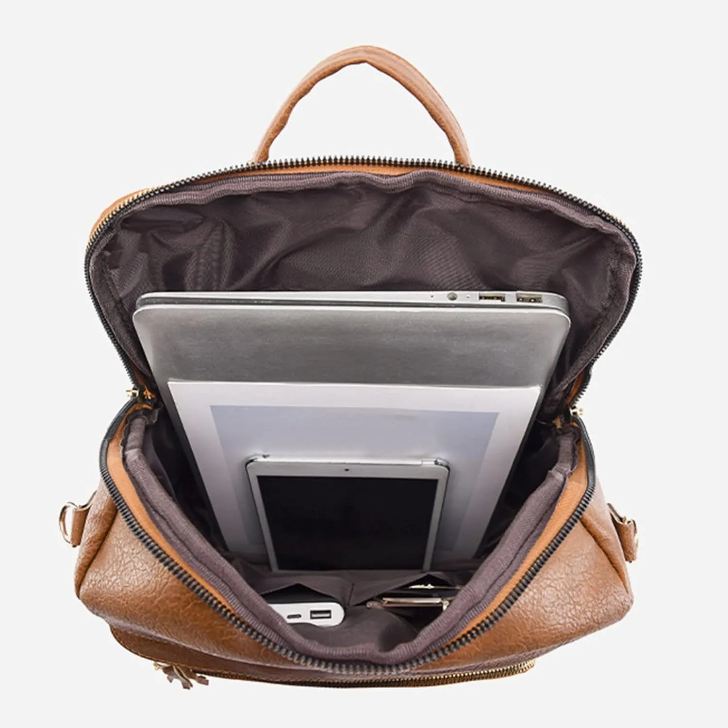 Carry on Backpack for Women Convertible Shoulder Bags with Wristlet for Work College Purse Necessities for Women