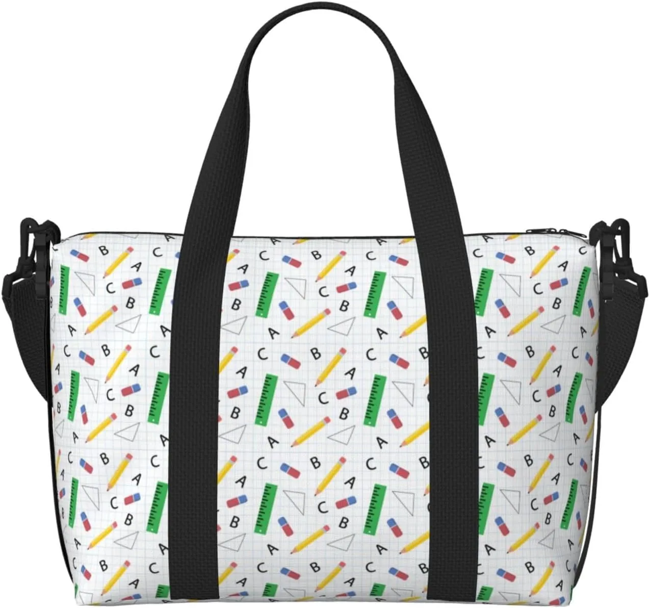 Carry On Duffle Bags Overnight Weekender Bags for Women, pencil ruler Personal Item Travel Bag, Travel Essentials Sport Gym Bag for Men Women