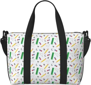 Carry On Duffle Bags Overnight Weekender Bags for Women, pencil ruler Personal Item Travel Bag, Travel Essentials Sport Gym Bag for Men Women
