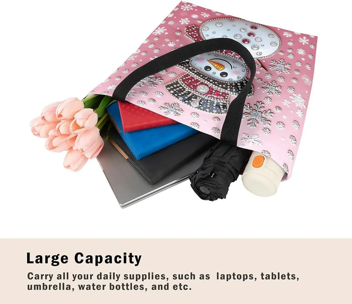 Castle Fairy Gamer Canvas Tote Bag Aesthetic for Women,Ball Sports Reusable Grocery Handbag