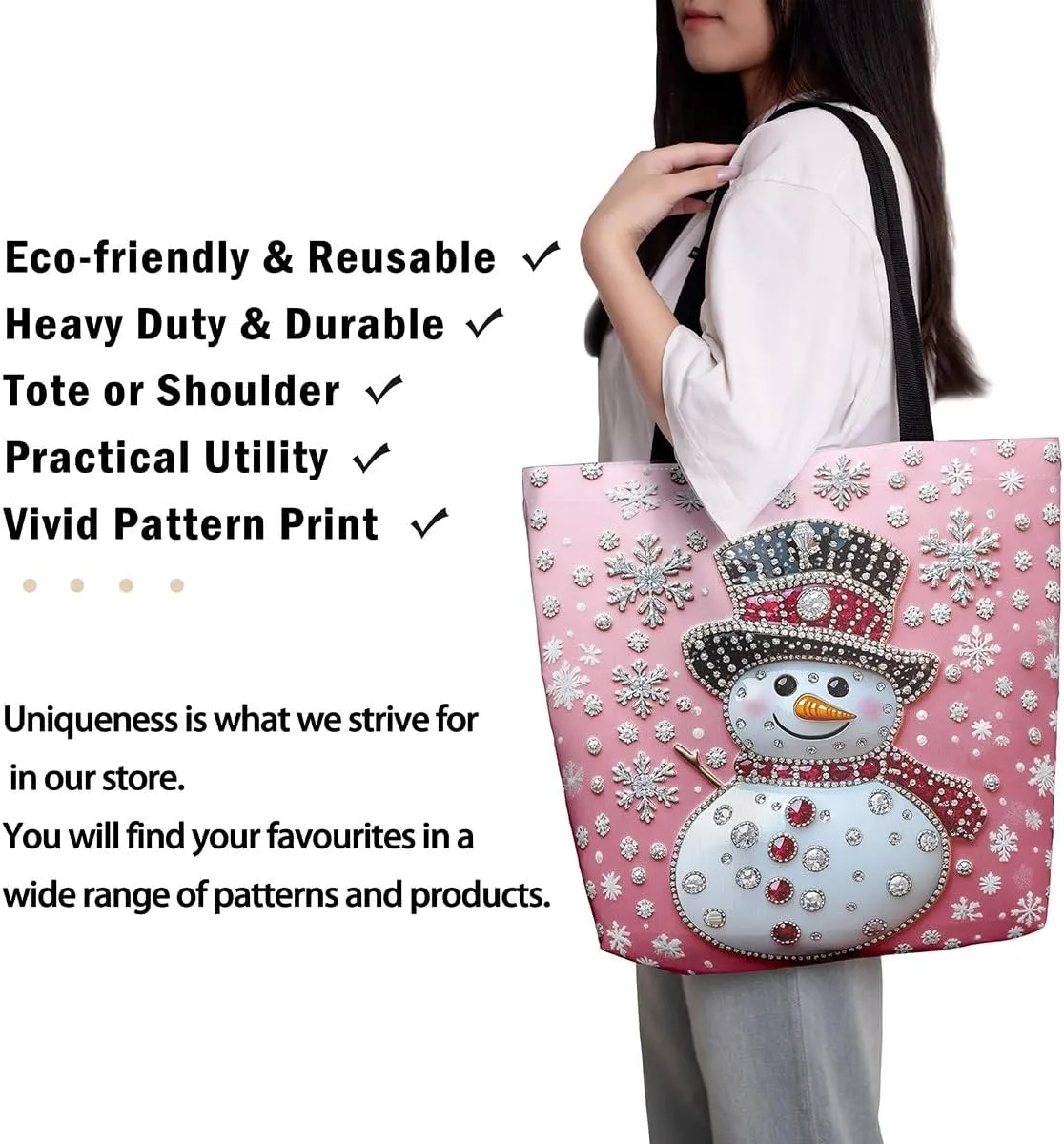 Castle Fairy Gamer Canvas Tote Bag Aesthetic for Women,Ball Sports Reusable Grocery Handbag