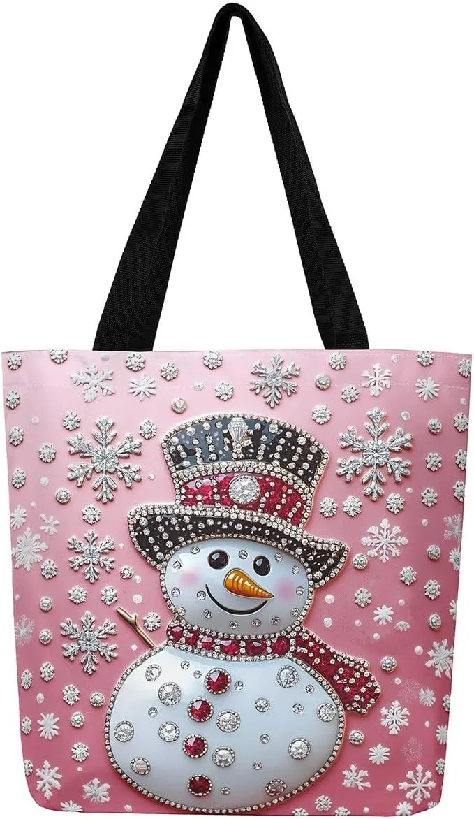 Castle Fairy Gamer Canvas Tote Bag Aesthetic for Women,Ball Sports Reusable Grocery Handbag
