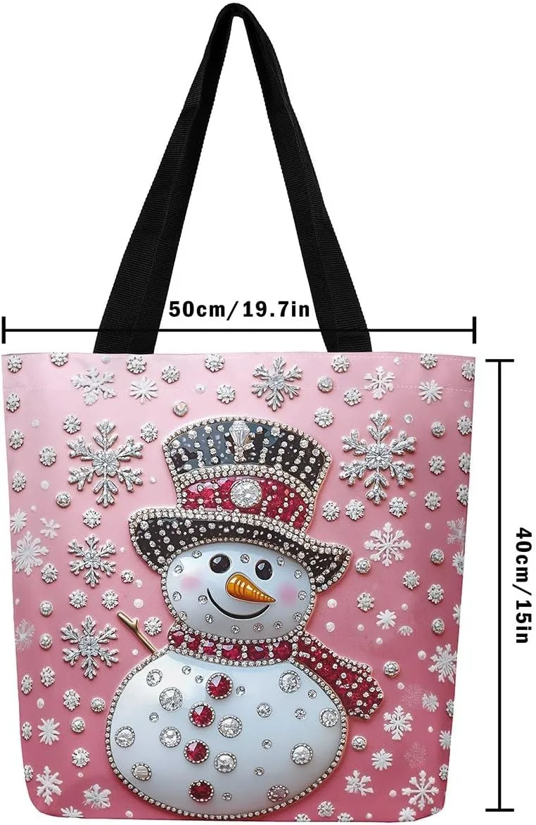 Castle Fairy Gamer Canvas Tote Bag Aesthetic for Women,Ball Sports Reusable Grocery Handbag