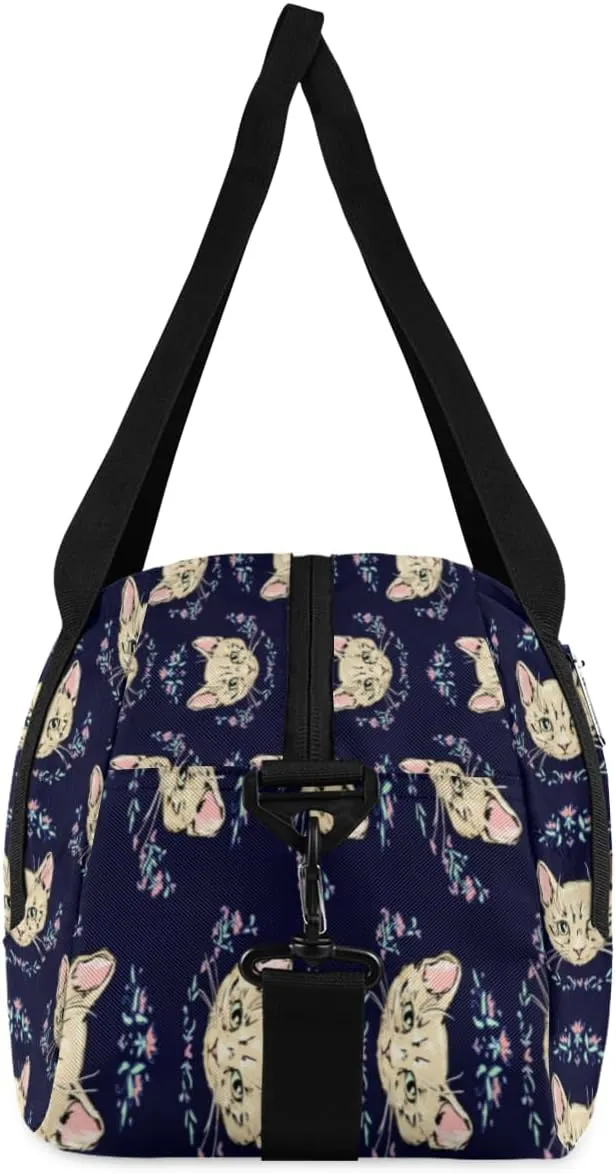 Cats Kittens Cute Gym Bag, Duffle Bag, Weekender Bag, Duffel Bag, Overnight Bag, Travel Duffel Bag, Dance Bag, Tote Bag, Beach Bag, Pool Bag, Gym Duffle Bag, Carry on Bag
