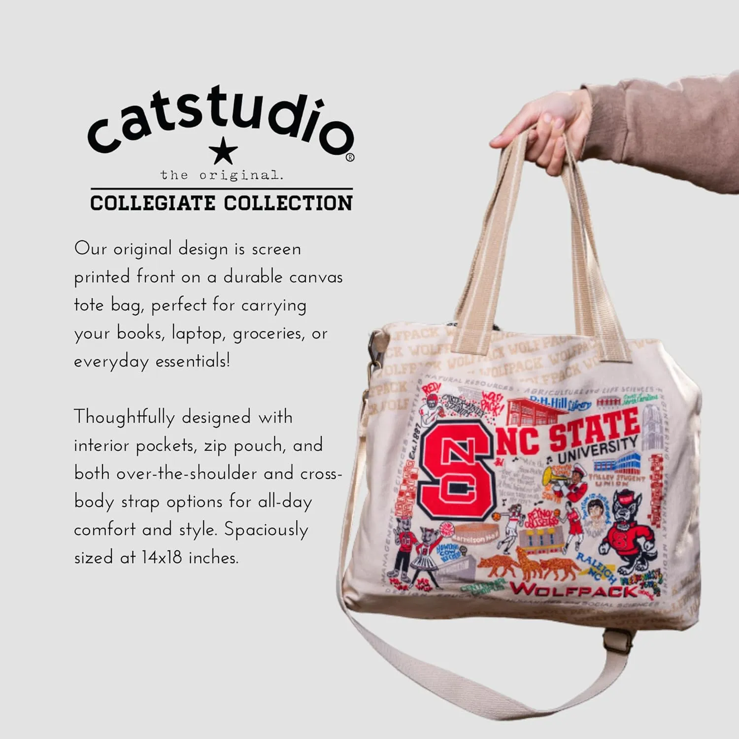 Catstudio Collegiate Tote Bag