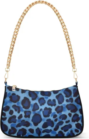 CEBUGI Crossbody Bags for Women Shoulder Purse Leopard Print Handbags Stylish Clutch Purse with Chain Strap