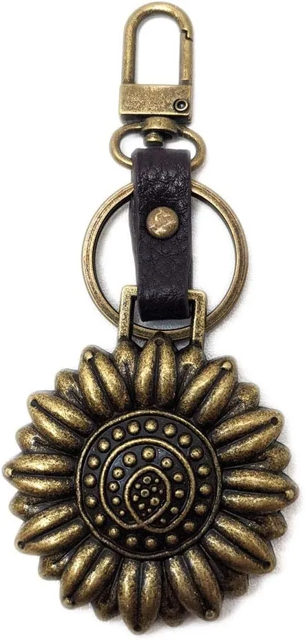 CHALA Bronze Mini Metal Purse Charm, Key Fob, Animal Keychain - M605