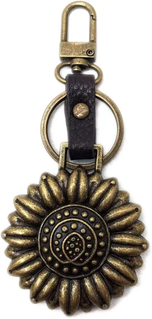 CHALA Bronze Mini Metal Purse Charm, Key Fob, Animal Keychain - M605