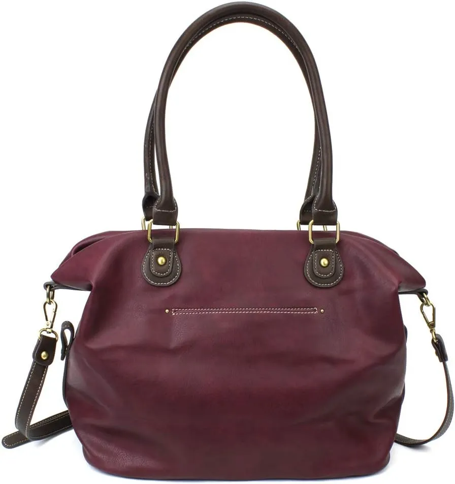 CHALA Handbags LaserCut Totes Shoulder Purse with Matching Wallet Gift Set