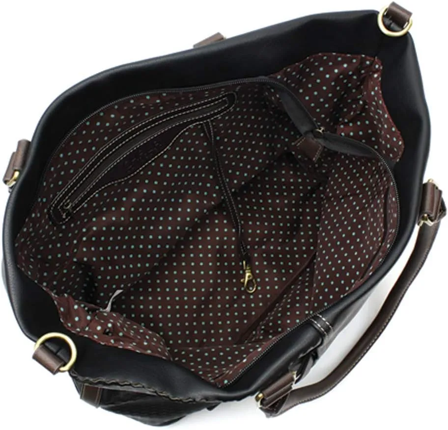 CHALA Handbags LaserCut Totes Shoulder Purse with Matching Wallet Gift Set