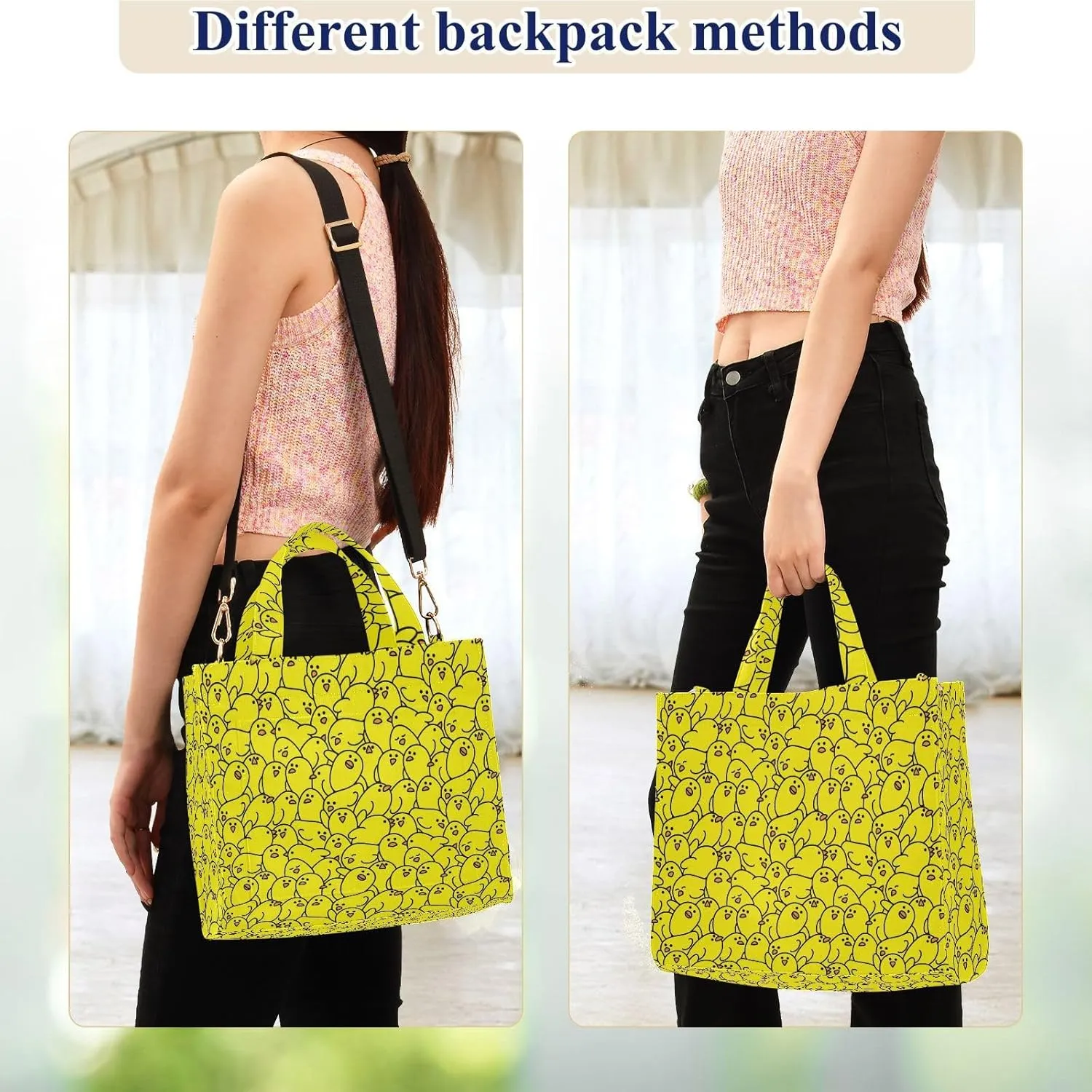 Chic Floral Pattern Corduroy Satchel Tote Shoulder Bag for Women Weekender Travel Beach Shopping Gym