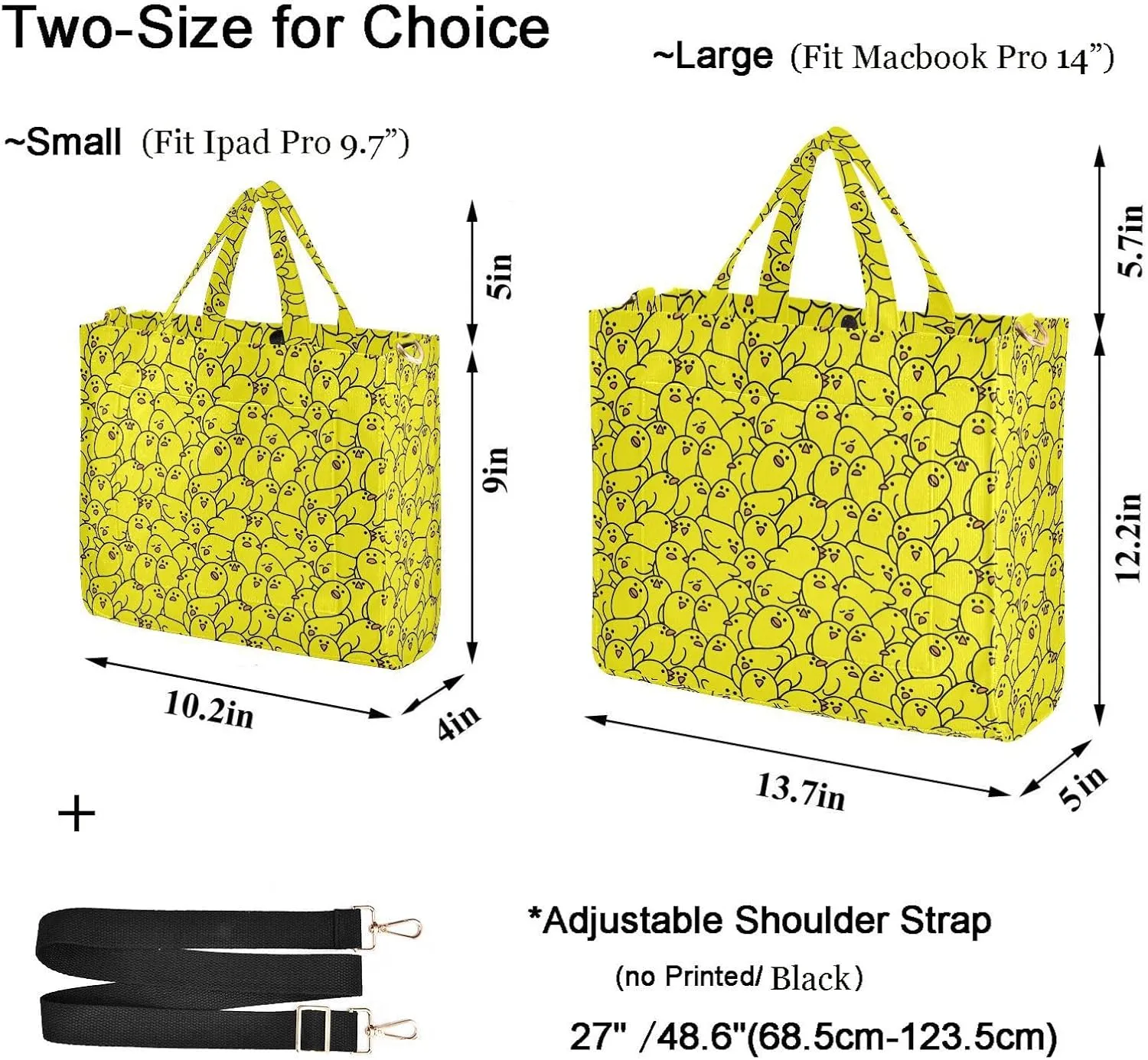 Chic Floral Pattern Corduroy Satchel Tote Shoulder Bag for Women Weekender Travel Beach Shopping Gym
