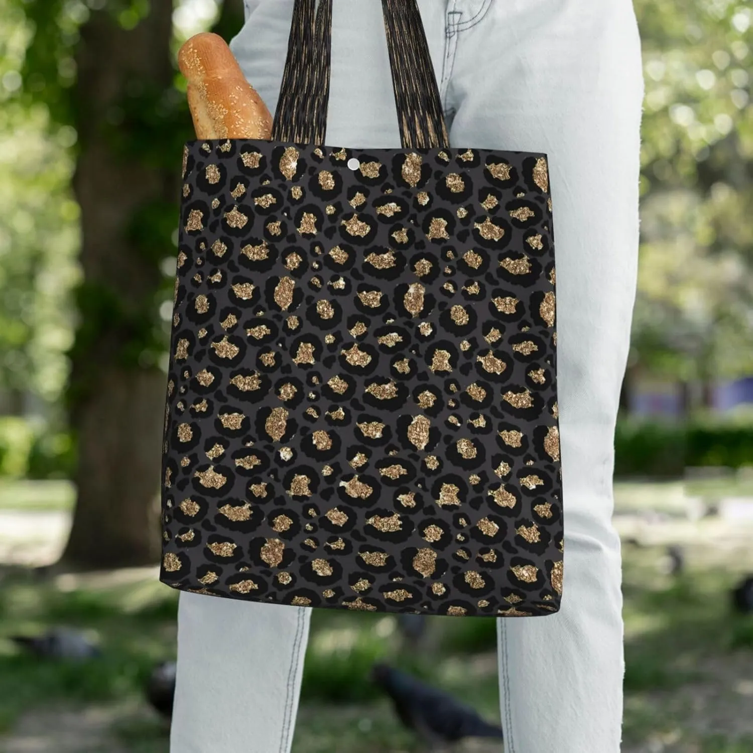 Christmas Snowflakes Blue Canvas Totes Bag Shoulder Bags Shopping Crossbody Work Bag 13.8 X 15.4 inch