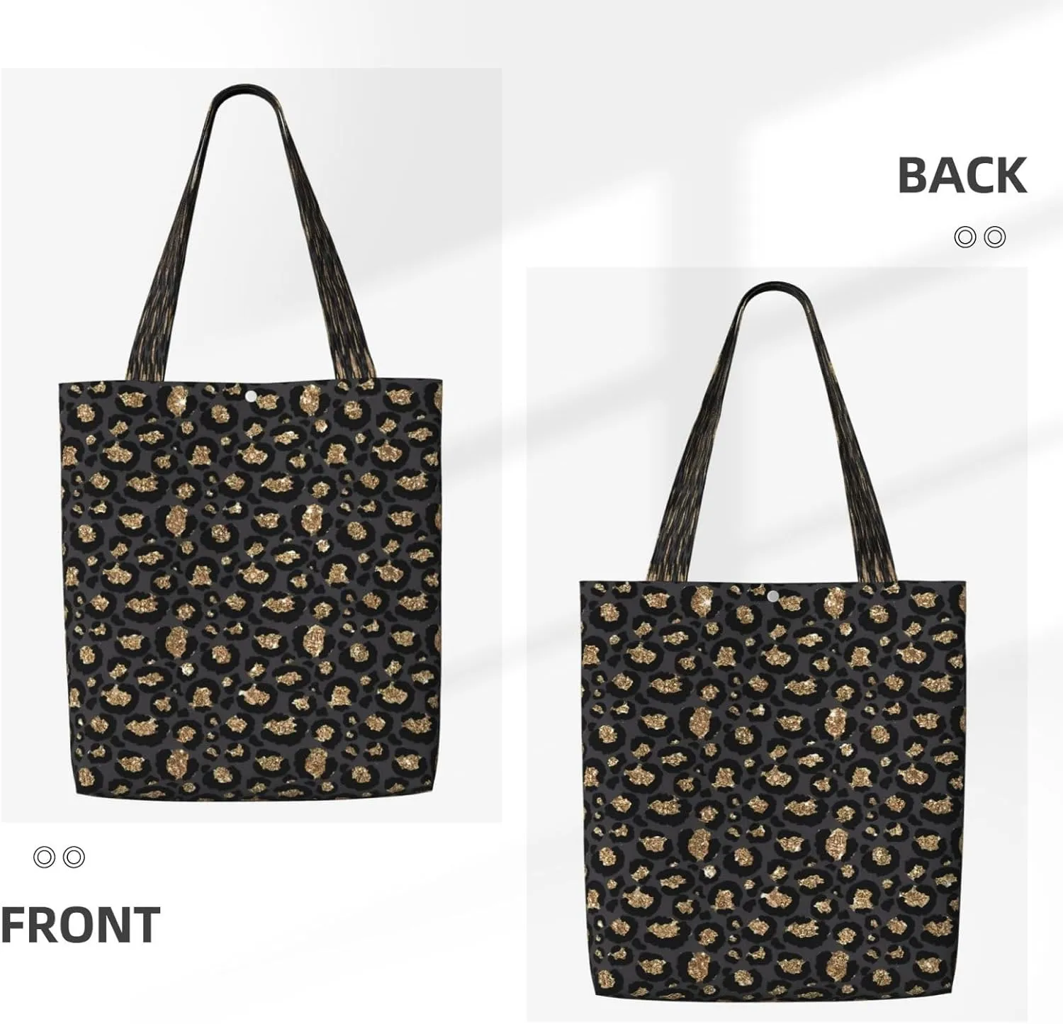 Christmas Snowflakes Blue Canvas Totes Bag Shoulder Bags Shopping Crossbody Work Bag 13.8 X 15.4 inch