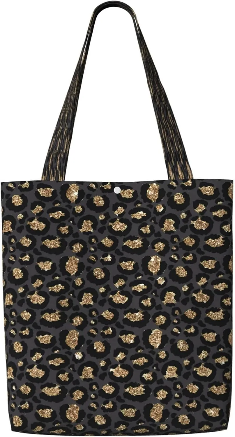 Christmas Snowflakes Blue Canvas Totes Bag Shoulder Bags Shopping Crossbody Work Bag 13.8 X 15.4 inch
