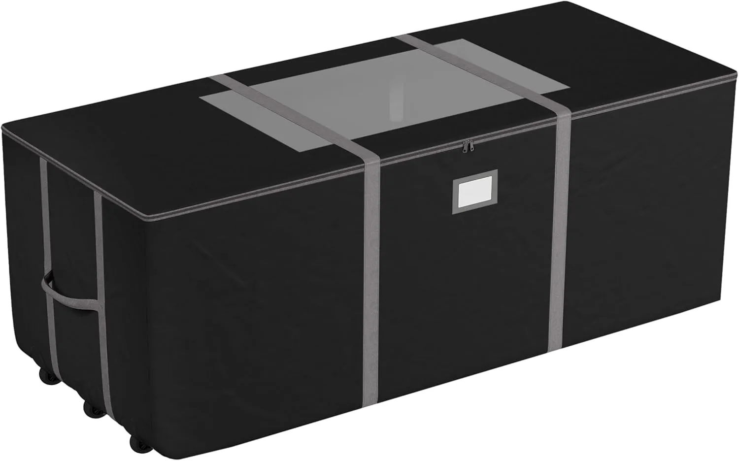 Christmas Tree Storage Bag - Storage Bags with Wheels for 12FT Artificial Trees, Packing, and Moving Containers by Elf Stor (Black)