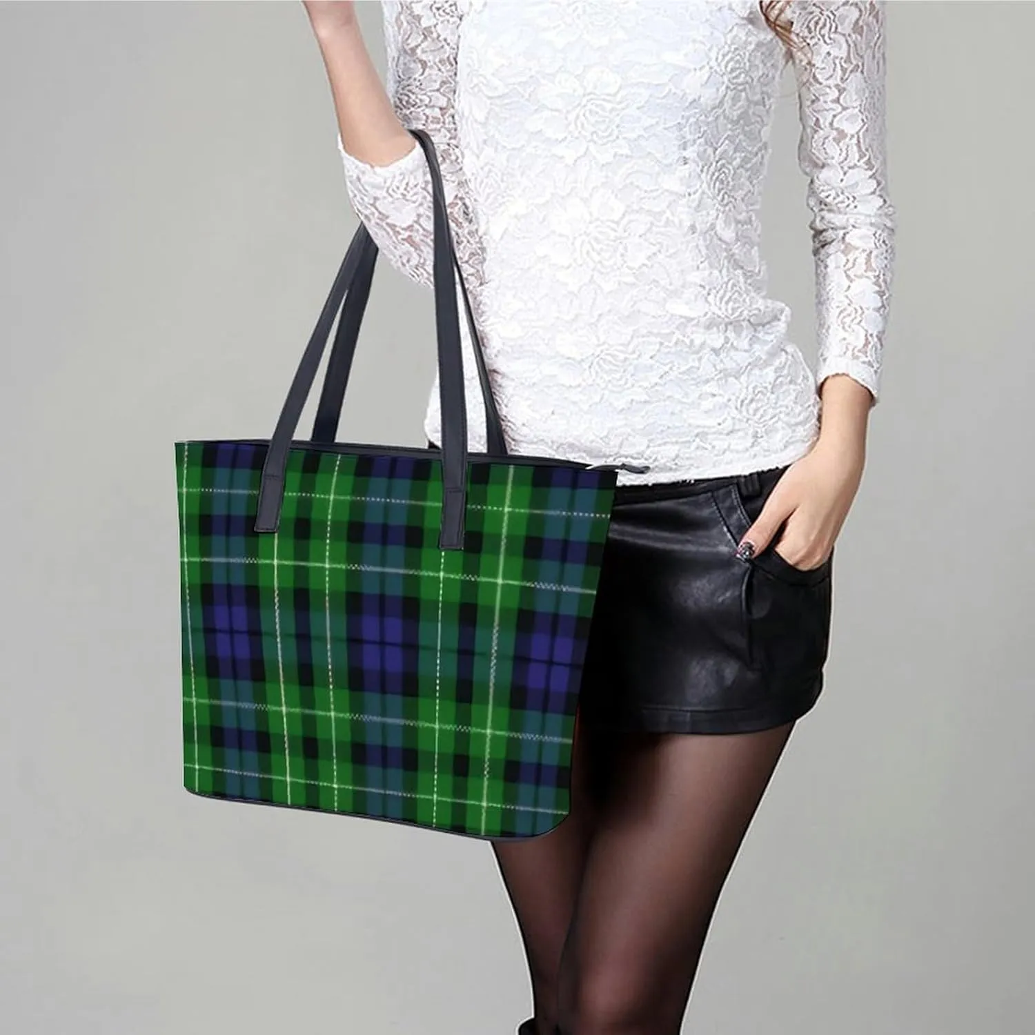 Clan MacArthur Arthur Large Capacity Portable Leather Handbag
