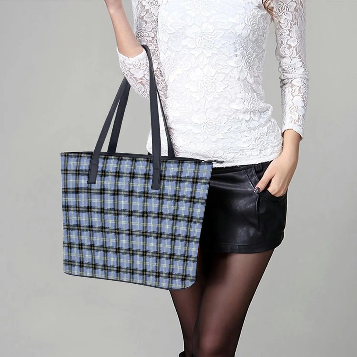 Clan MacArthur Arthur Large Capacity Portable Leather Handbag