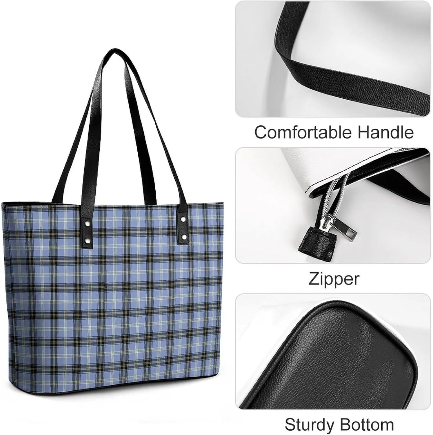 Clan MacArthur Arthur Large Capacity Portable Leather Handbag