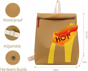 Classic Funny Backpack for Men Women Crossbody Bag Travel Daypack Large Capacity Canvas Notebook Bag