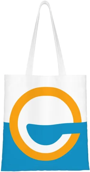 Clear Water Revival Flag Tote Bag for Women Canvas Shopping Bags Reusable Beach Bag Grocery Bags Tote Shoulder Bag Gift Bags