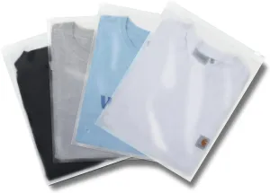 Clothes Packaging Bags,YACEYACE 100Pcs 10 x 13 Inch Plastic Bags for Clothes Frosted Bags for Clothing Poly Plastic Bags Packaging Bags with Zip Lock for Shirt, Jeans, Clothing