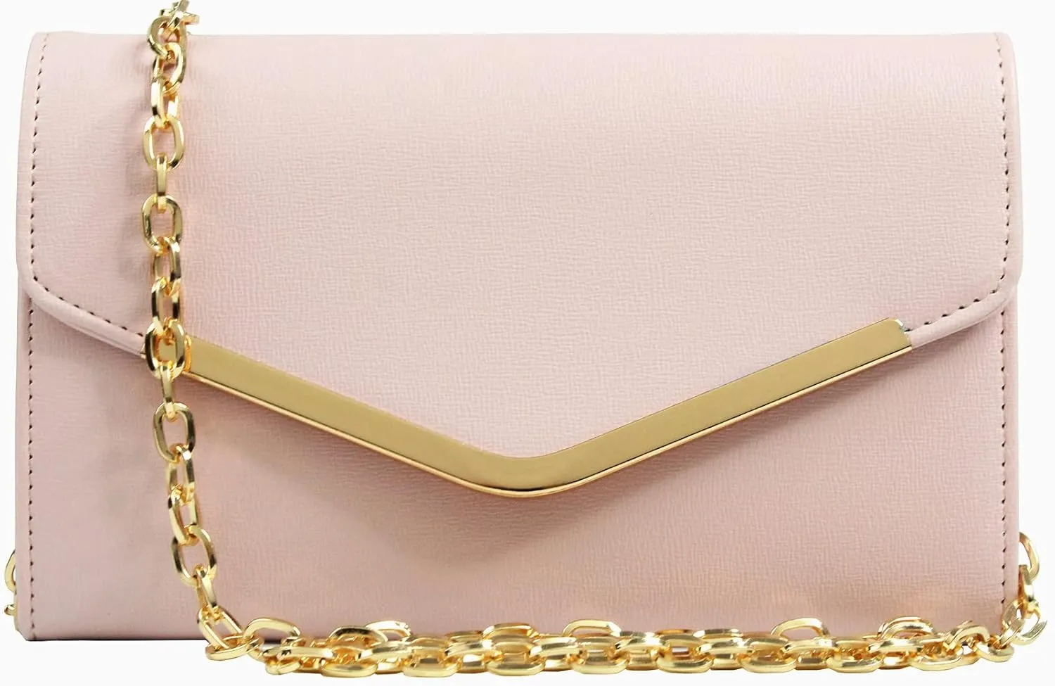Clutch Purse Evening Bag for Women，Envelope Handbag With Detachable Chain