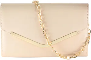 Clutch Purse Evening Bag for Women，Envelope Handbag With Detachable Chain