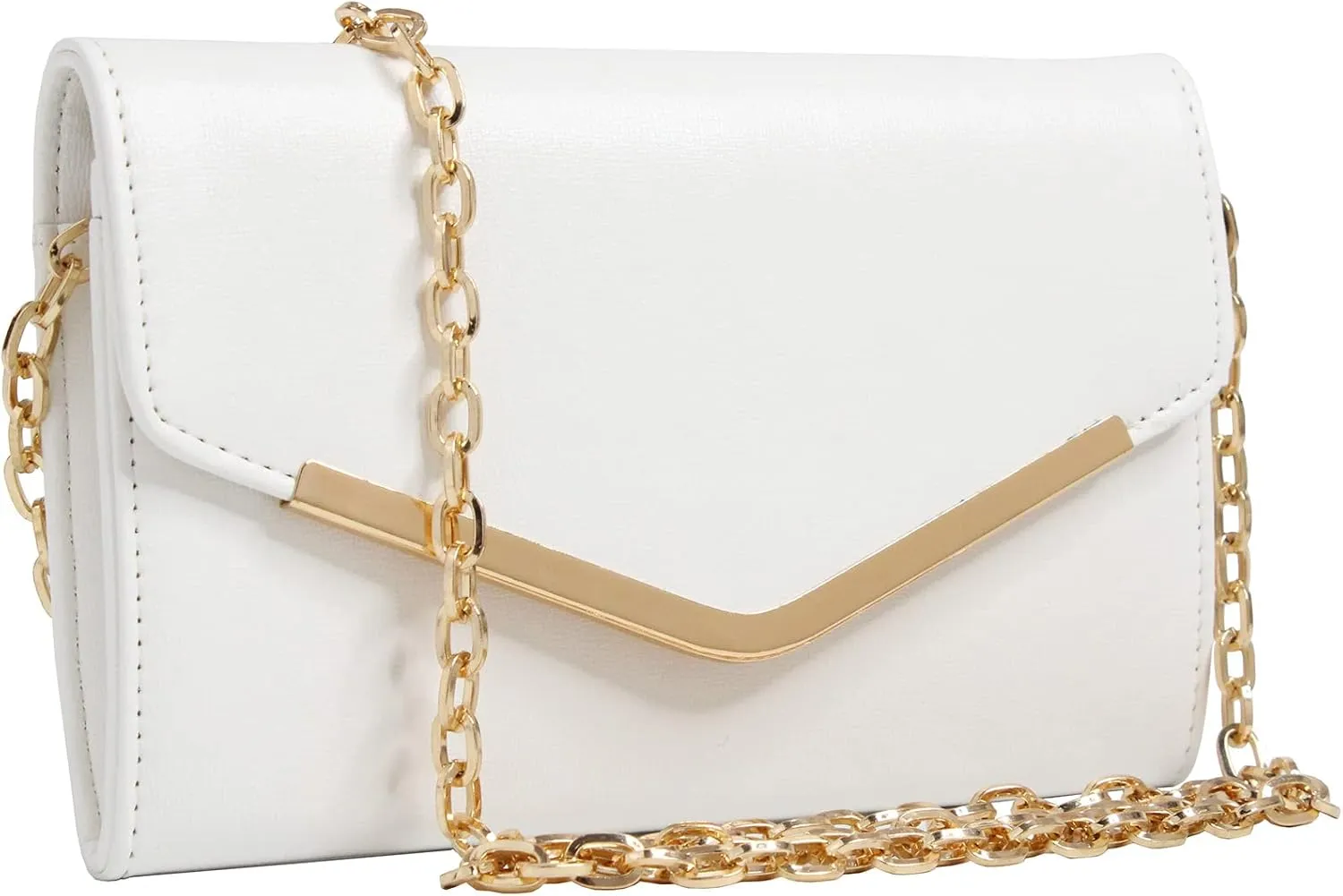 Clutch Purse Evening Bag for Women，Envelope Handbag With Detachable Chain