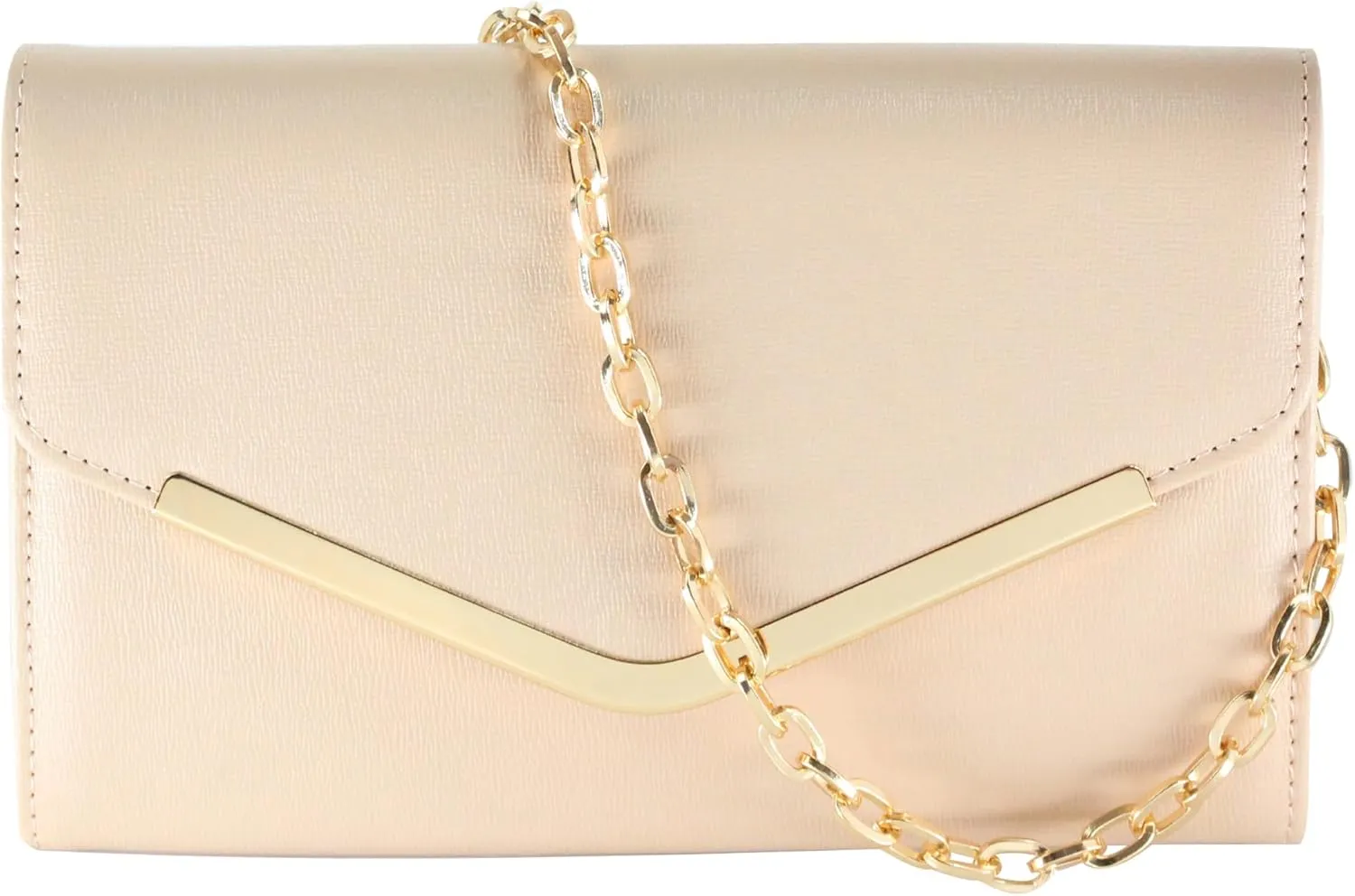 Clutch Purse Evening Bag for Women，Envelope Handbag With Detachable Chain