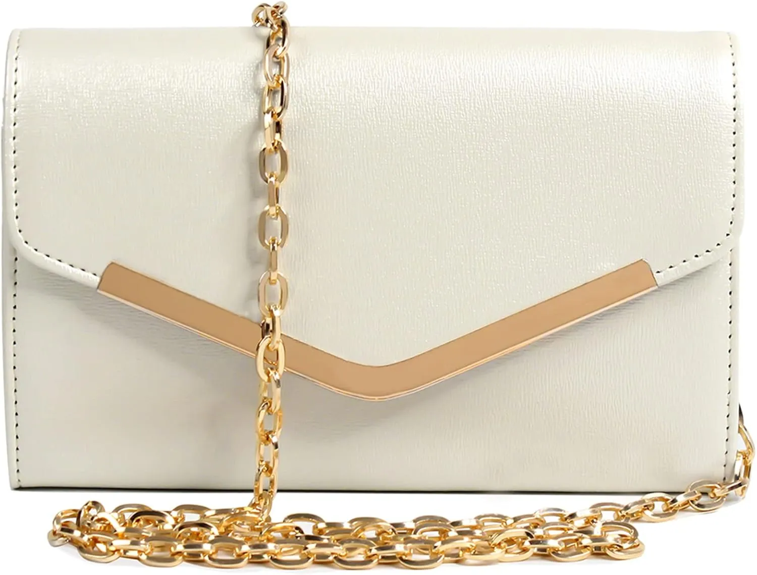 Clutch Purse Evening Bag for Women，Envelope Handbag With Detachable Chain