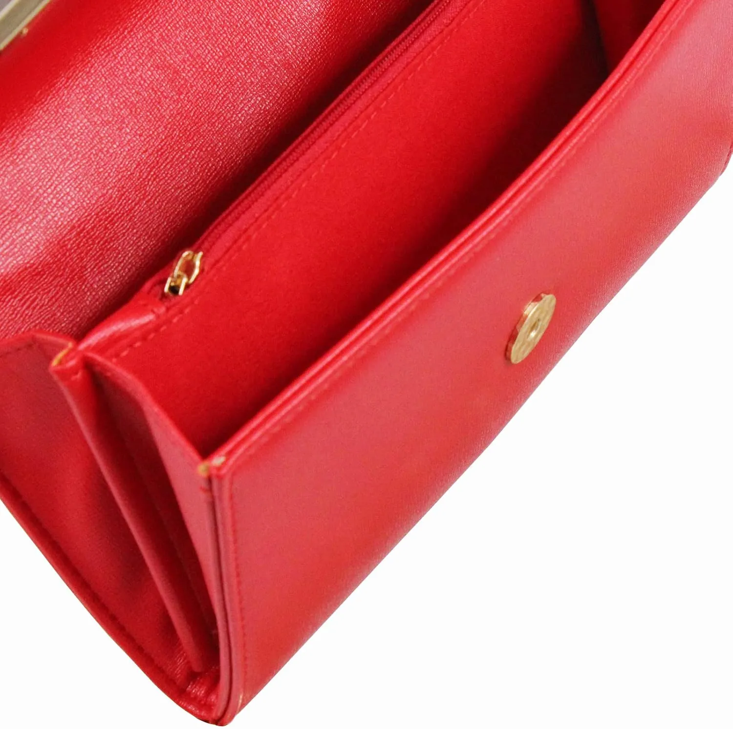 Clutch Purse Evening Bag for Women，Envelope Handbag With Detachable Chain
