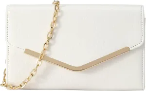 Clutch Purse Evening Bag for Women，Envelope Handbag With Detachable Chain